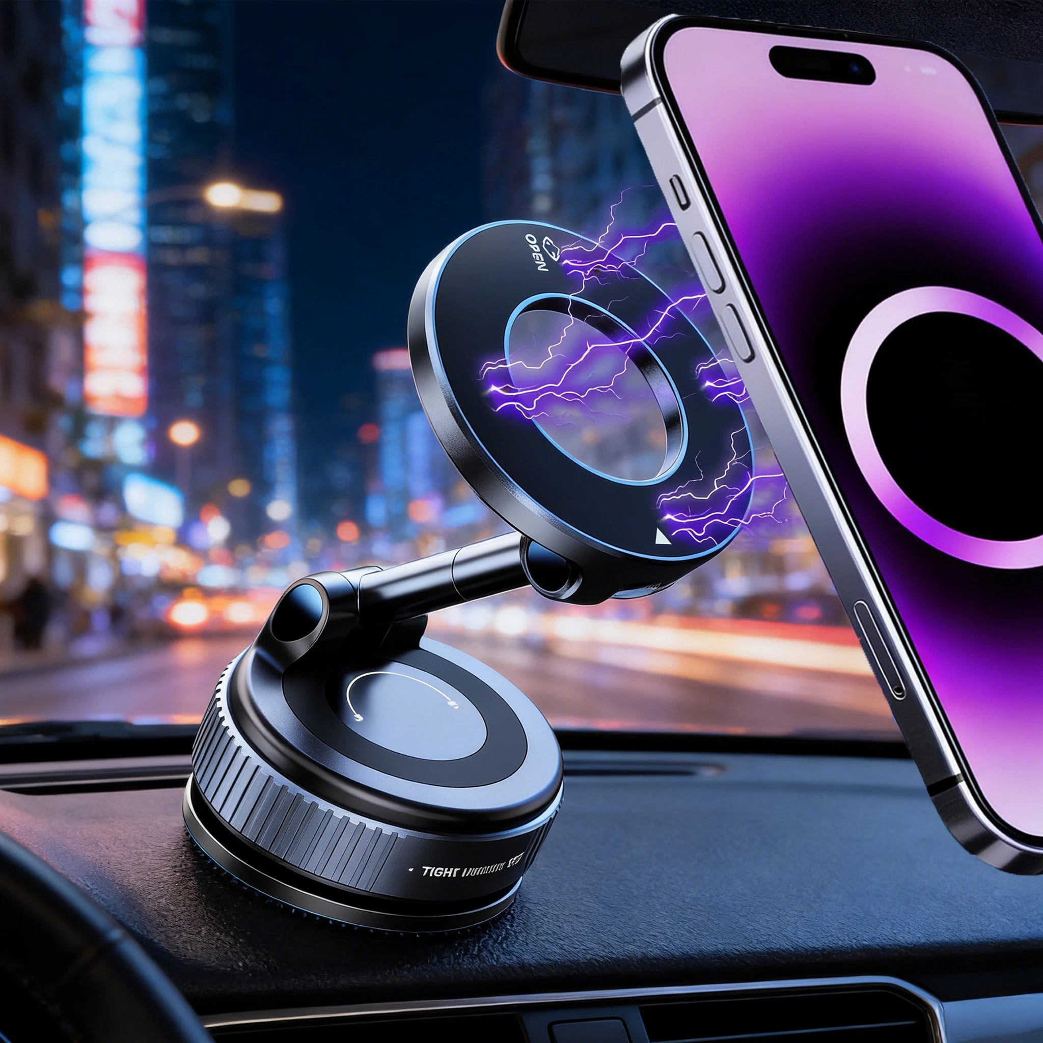 Grip360™ – Magnetyczny Uchwyt na Telefon 360°