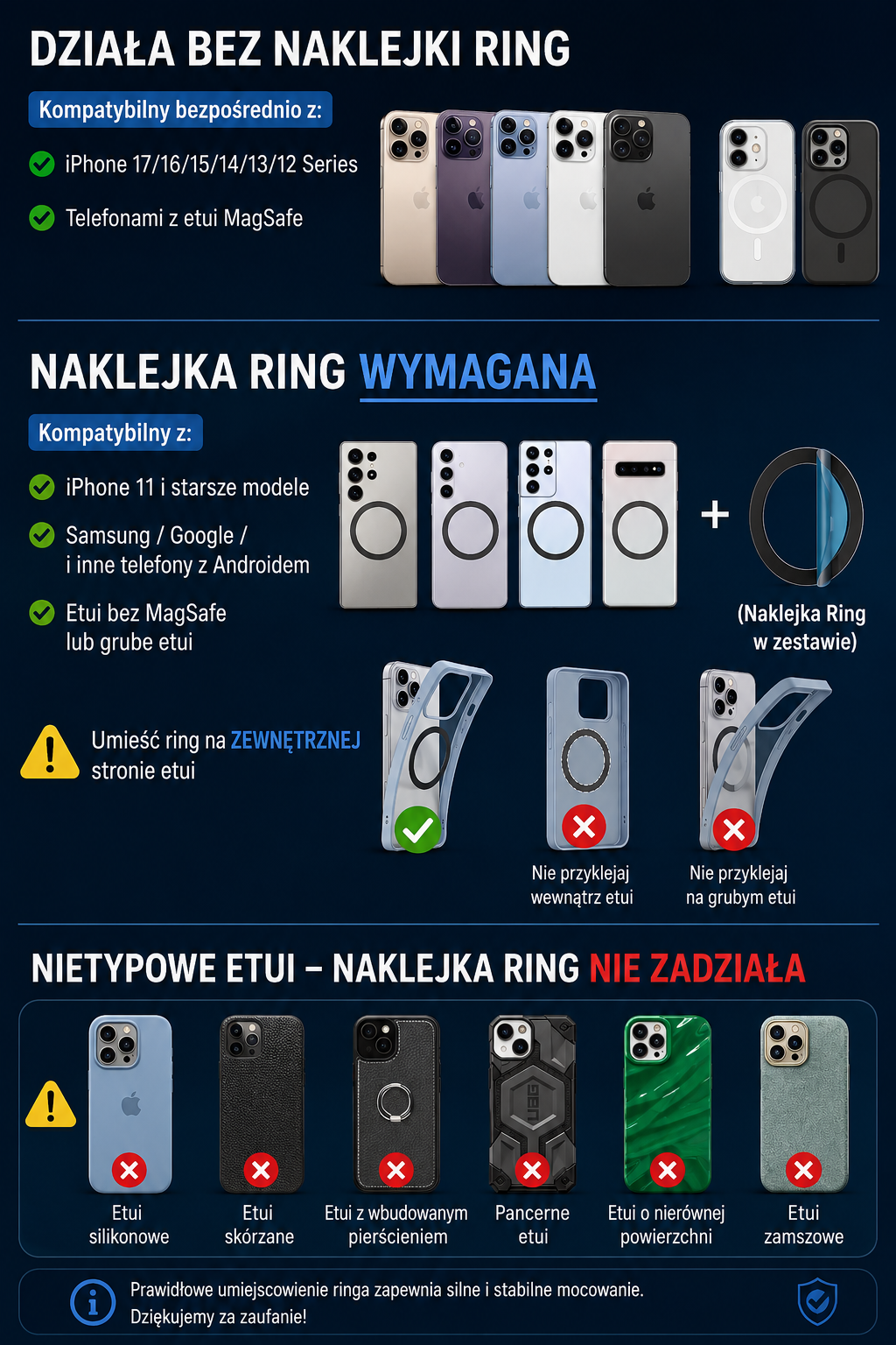 Grip360™ – Magnetyczny Uchwyt na Telefon 360°